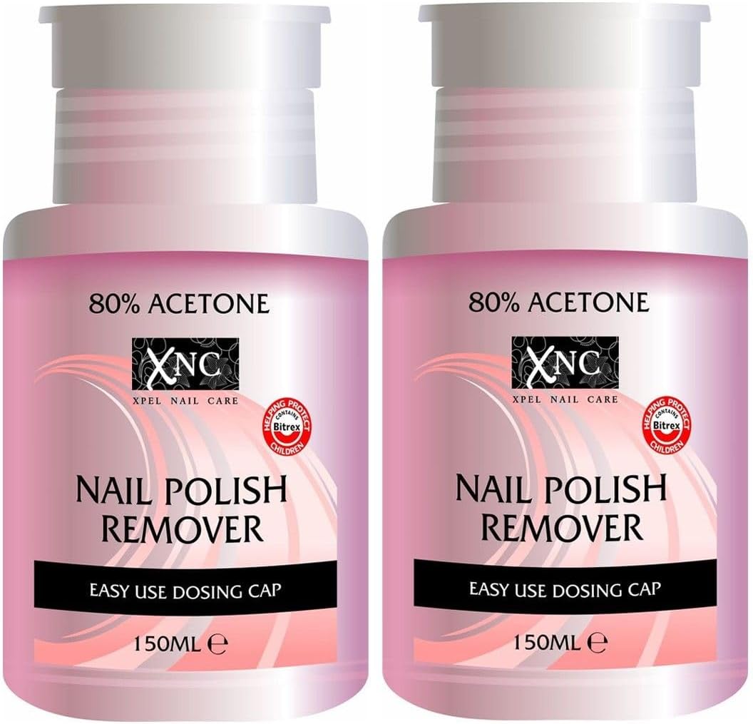 XNC Extra Strength Nail Polish Remover Gel with Pump Dosing Cap Dispenser, 150 ml